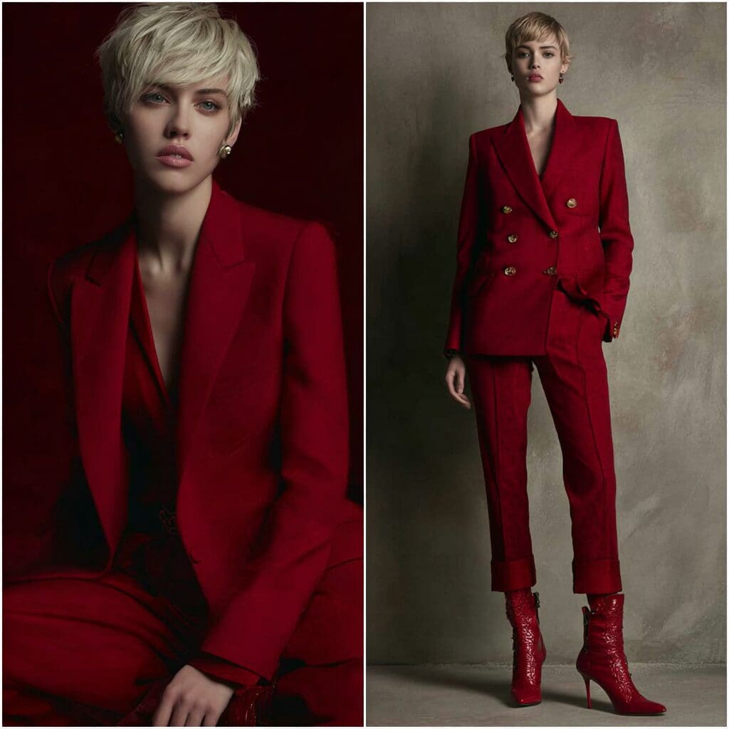 Finally, red is the color to watch. Whether you choose a full red suit or just a pop of color, this trend is both powerful and easy to wear.
Fashion is all about expressing yourself, and this season’s trends make it easier than ever to stand out—both on the runway and in real life. Fashion is all about expressing yourself, and this season’s trends make it easier than ever to stand out—both on the runway and in real life.